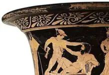 Heldenreise Beispiel: Der Held Theseus tötet den Wegelagerer Prokrustes